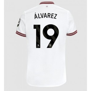 West Ham United Edson Alvarez #19 Replika Udebanetrøje 2023-24 Kortærmet